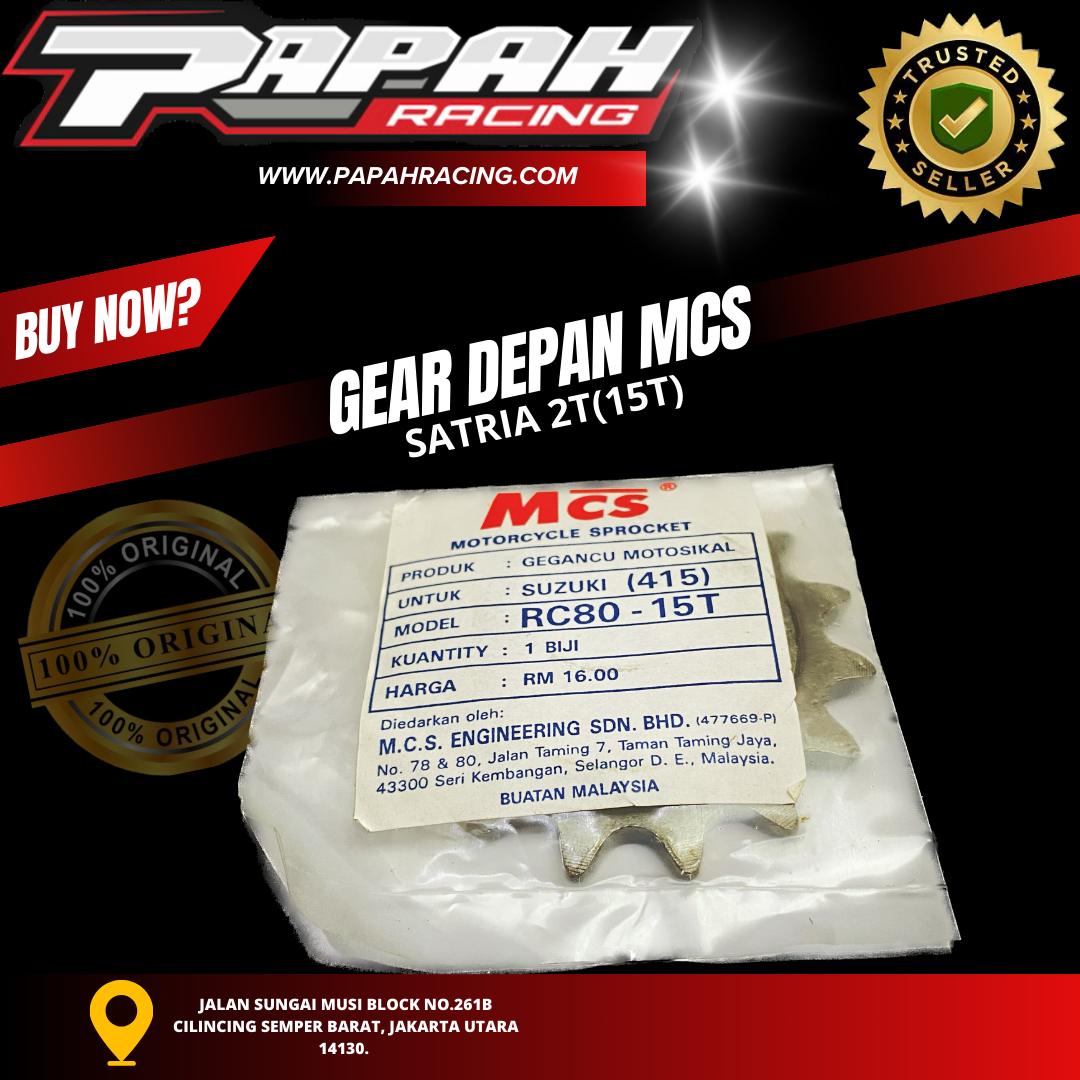 GEAR DEPAN SATRIA 2T MCS 15T
